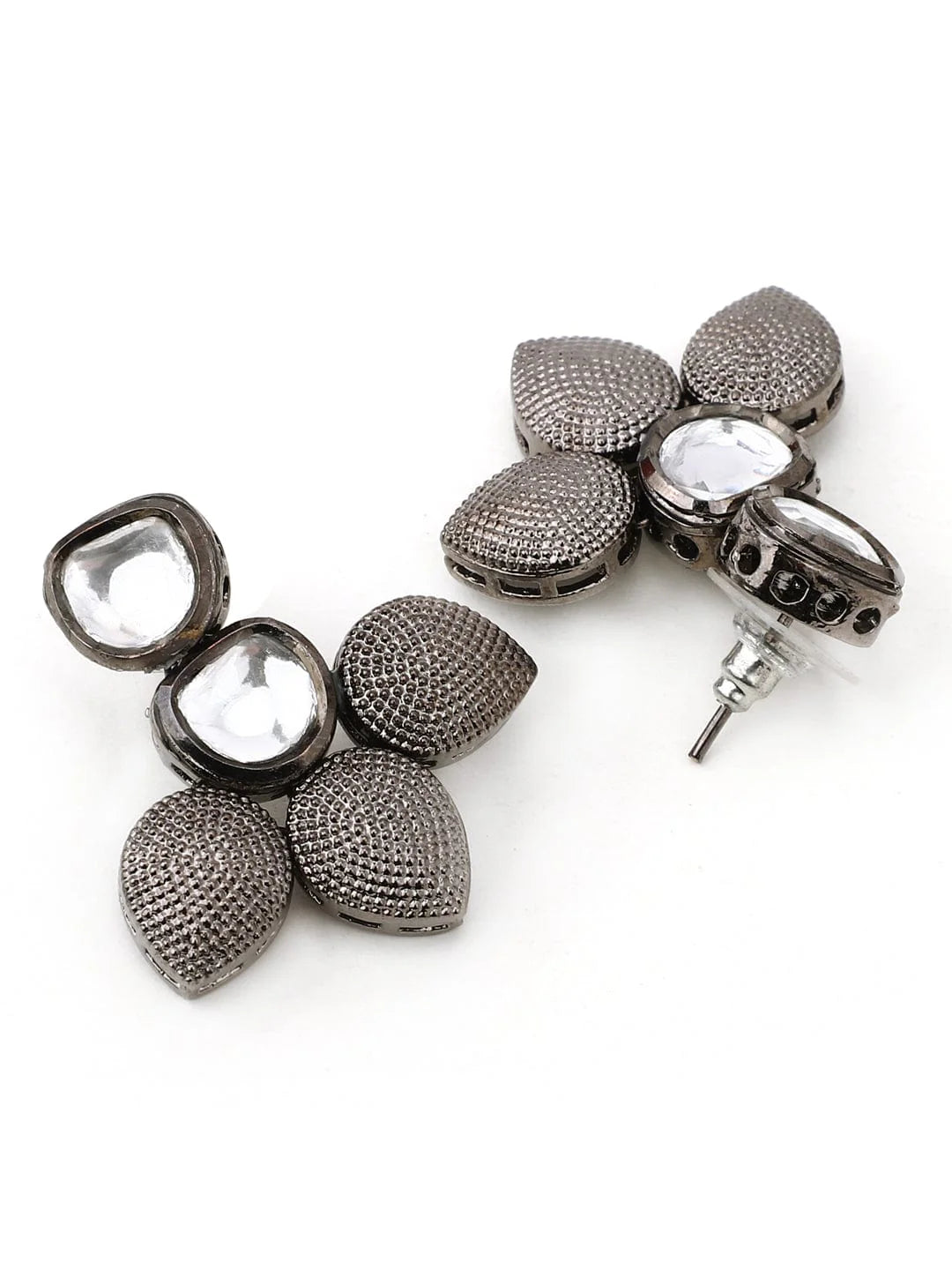 Handcrafted 24k Gold Plated Oxidized Necklace Set