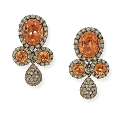 Handcrafted 24k Gold Plated Drop Dangle Earrings