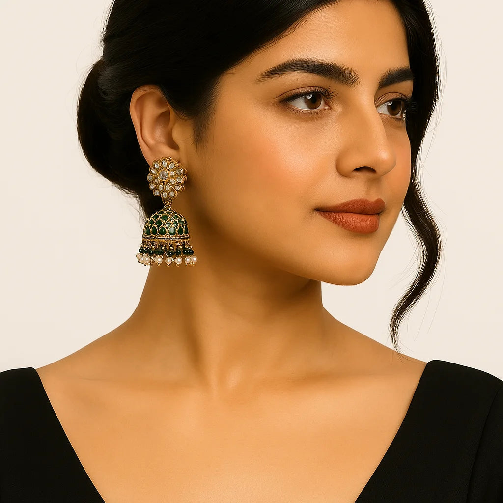 24K Gold-Plated Floral Necklace Set – Elegant Jewelry for Women