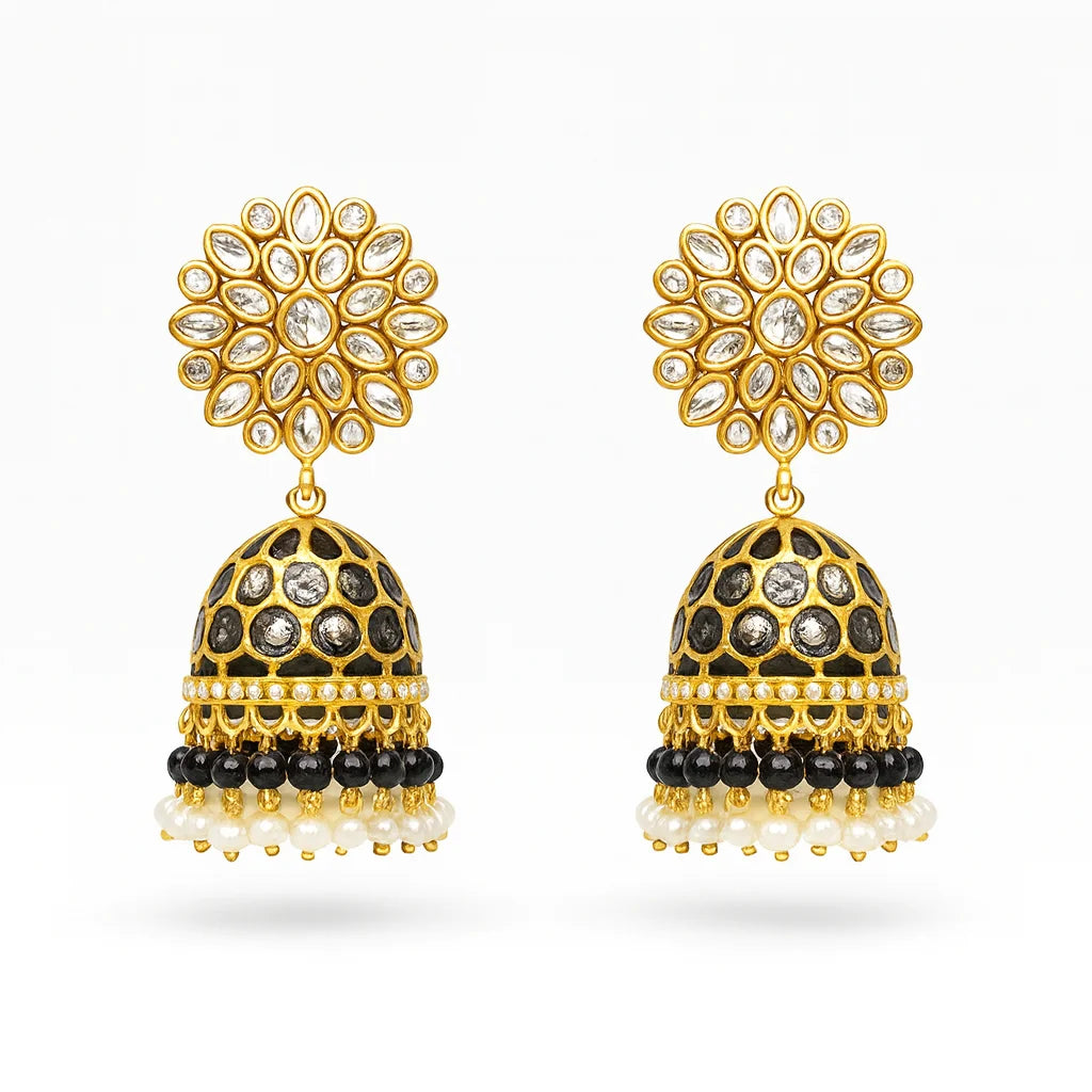 24K Gold-Plated Floral Necklace Set – Elegant Jewelry for Women