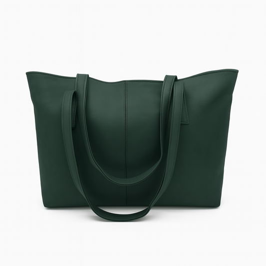 Elegant Large Capacity PU Leather Tote Bag for Women