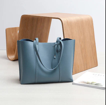 Large Capacity PU Tote Bag for Women – Everyday Shoulder Bag