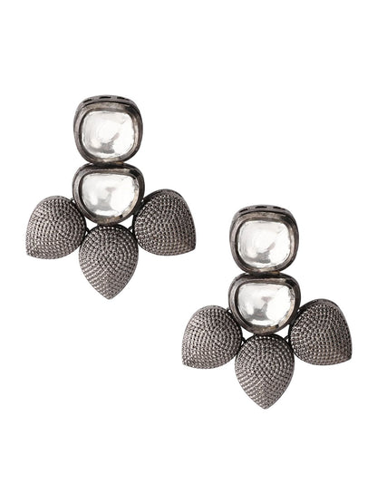 Handcrafted 24k Gold Plated Oxidized Necklace Set